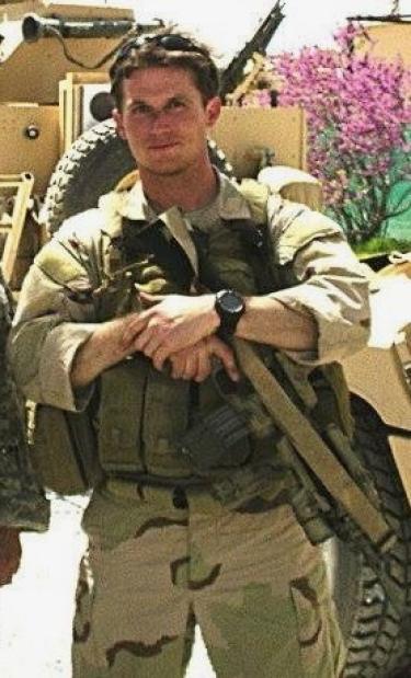 Photo of Tyler Van Horn in uniform